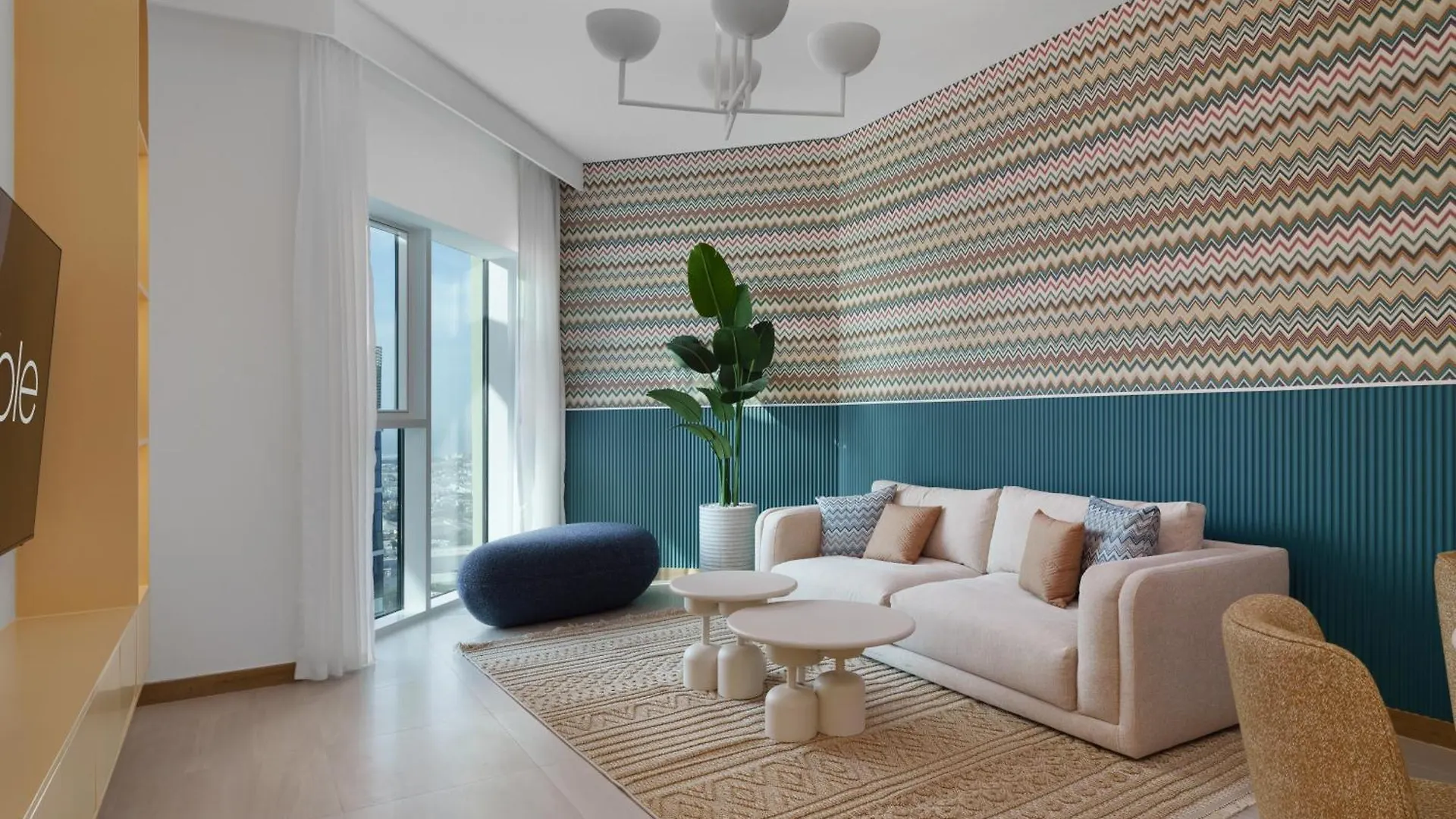 Missoni Style 2 Bedroom Apartment In Urban Oasis Dubai